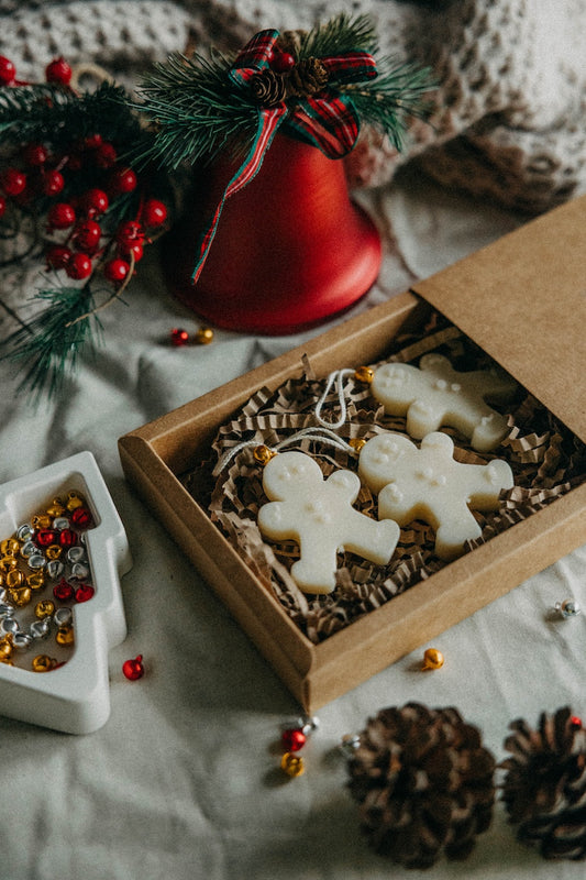Sparkle Season Gift Box - Ginger Cookies Ornaments (set of 3)